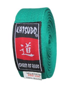 Katsudo Колан за джудо, зелен