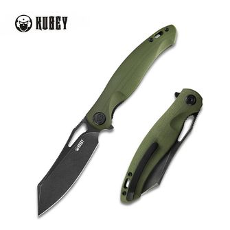 Нож KUBEY Drake Green&Black. (14C28N)