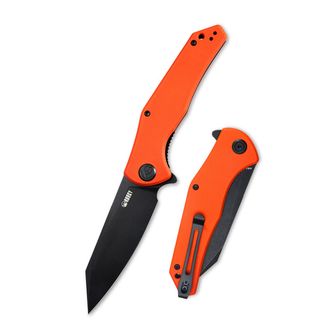 Нож KUBEY Flash, стомана AUS 10, оранжев