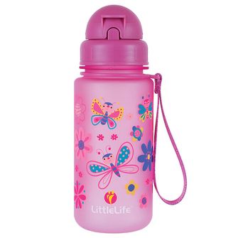 Бебешка бутилка за вода LittleLife 400 мл, пеперуди